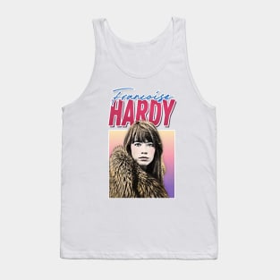 Francoise Hardy / Retro Francophile Design Tank Top